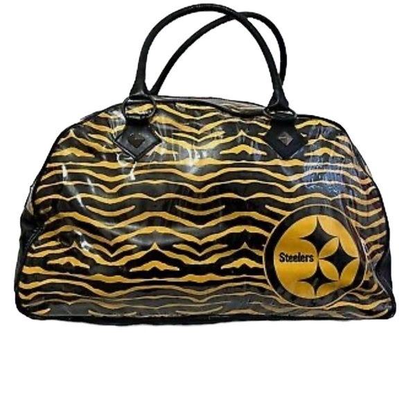 Authentic NFL PITTSBURGH STEELERS Duffel Bag with Shoulder Strap Team Co… - Picture 2 of 13